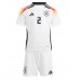 Maillot de foot Allemagne Antonio Rudiger #2 Domicile vêtements enfant Europe 2024 Manches Courtes (+ pantalon court)